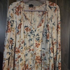 Torrid Floral Boho Style Top